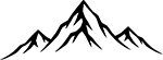 three peak mountain icon